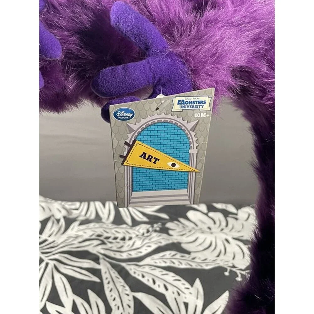 Disney Store Art Stuffed Animal Toy Monsters University MU Oozma Kappa NWT